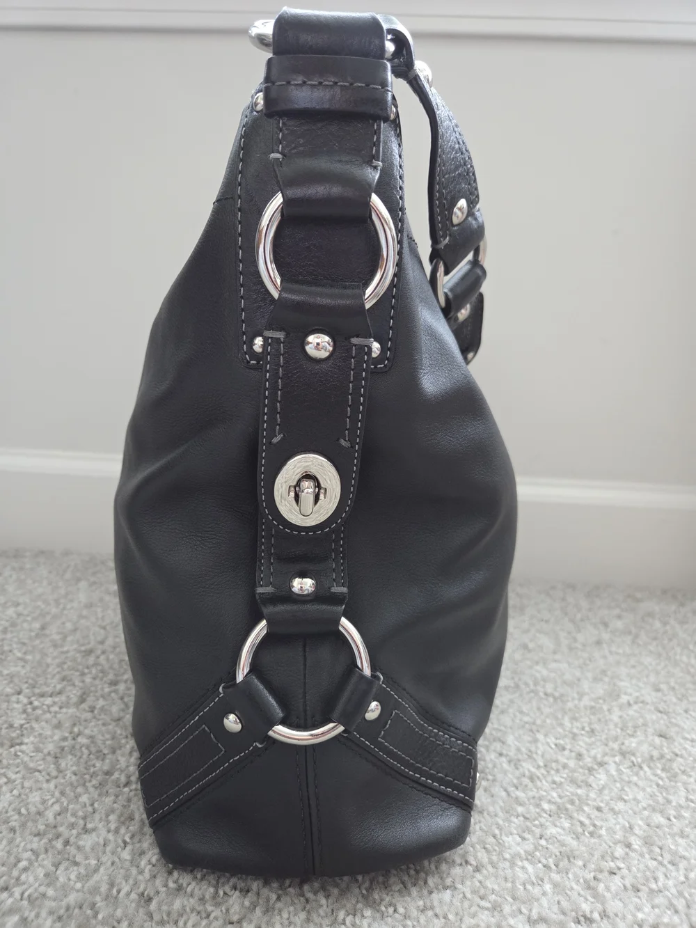 COACH black CARLY Bag
